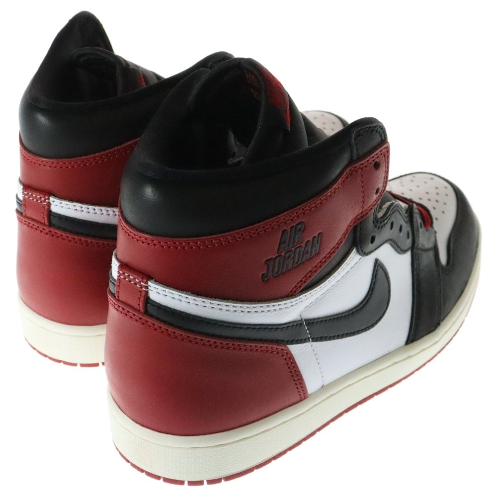 NIKE(ナイキ) Air Jordan 1 Retro High OG Black Toe Reimagined エアジョーダン1 レトロ ハイ OG ブラックトゥリイマジンド US9.5 27.5cm DZ5485-106