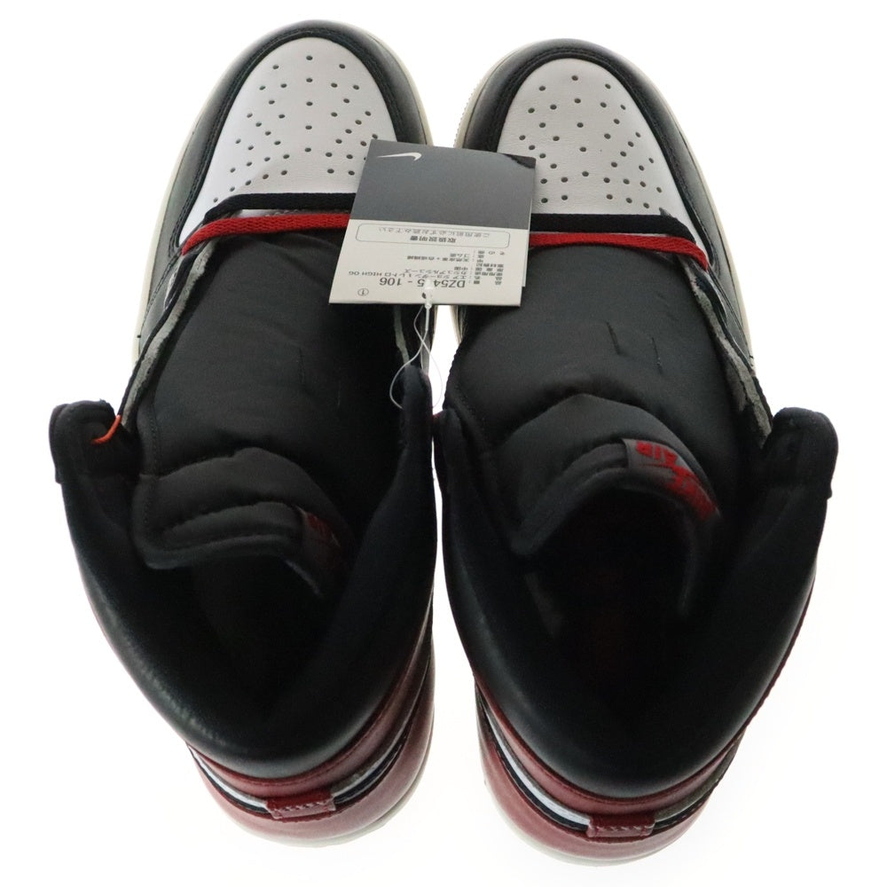 NIKE(ナイキ) Air Jordan 1 Retro High OG Black Toe Reimagined エアジョーダン1 レトロ ハイ OG ブラックトゥリイマジンド US9.5 27.5cm DZ5485-106