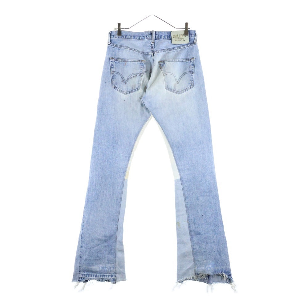 GALLERY DEPT.(ギャラリーデプト) LA FLARE DENIM JEANS フレア 再構築 ペイント デニム インディゴ