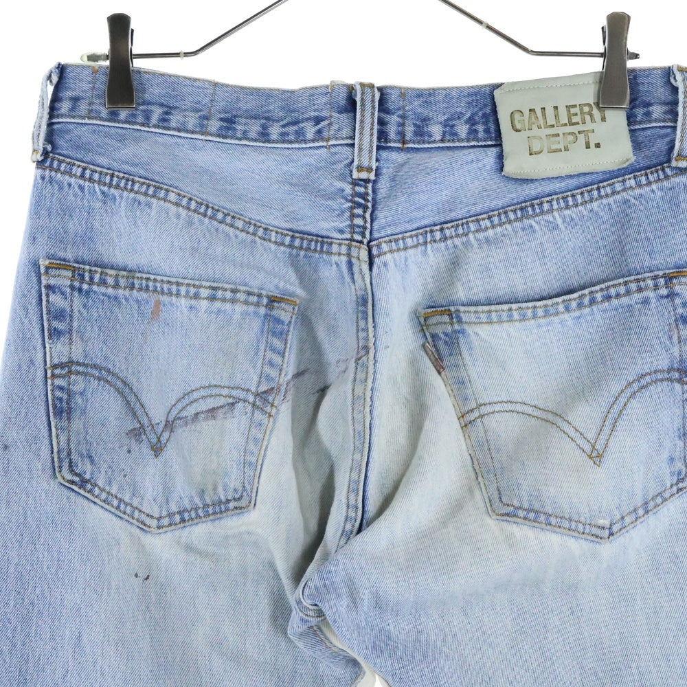 GALLERY DEPT.(ギャラリーデプト) LA FLARE DENIM JEANS フレア 再構築 ペイント デニム インディゴ