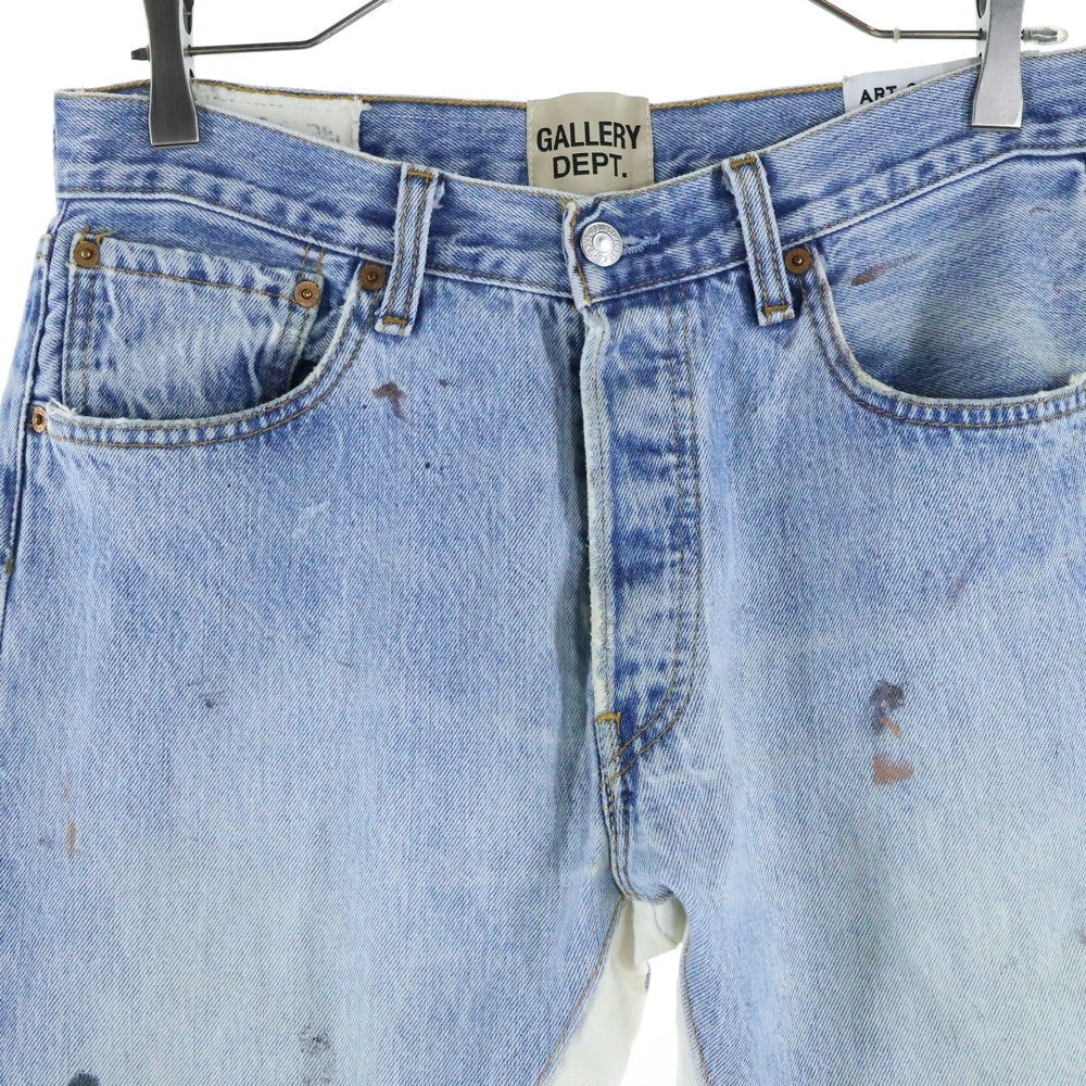 GALLERY DEPT.(ギャラリーデプト) LA FLARE DENIM JEANS フレア 再構築 ペイント デニム インディゴ