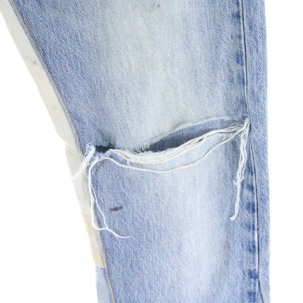 GALLERY DEPT.(ギャラリーデプト) LA FLARE DENIM JEANS フレア 再構築 ペイント デニム インディゴ