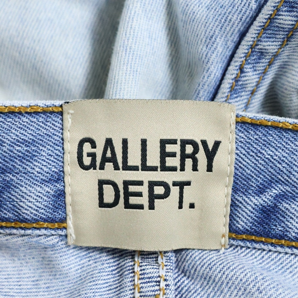 GALLERY DEPT.(ギャラリーデプト) LA FLARE DENIM JEANS フレア 再構築 ペイント デニム インディゴ
