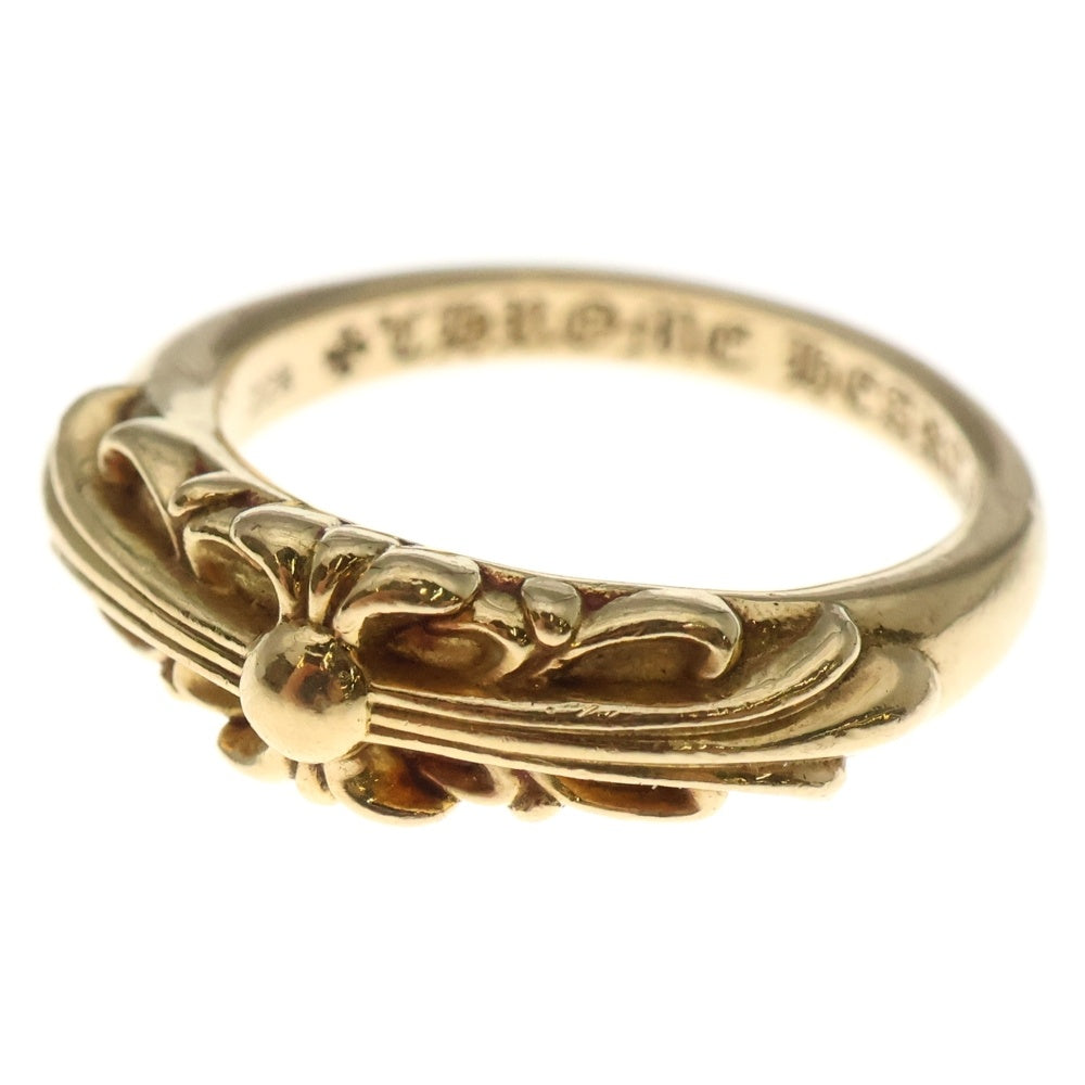 CHROME HEARTS(クロムハーツ) 22K BABYCLSC ベイビークラシック フローラルクロスリング ゴールド BCA391