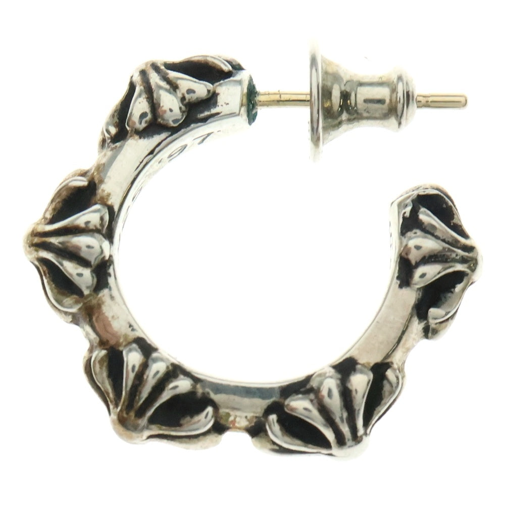 CHROME HEARTS(クロムハーツ) HOOP CROSS クロスバンド フープピアス シルバー BCA100
