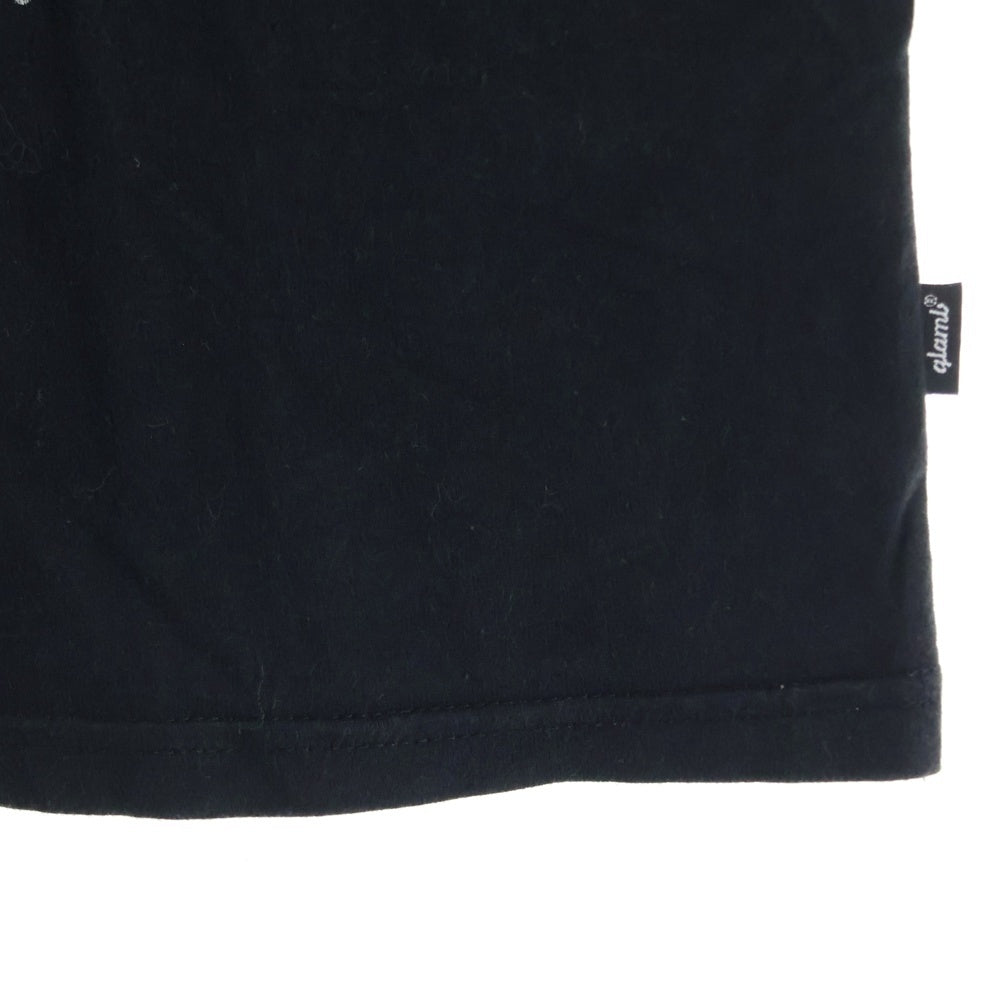 glamb(グラム) ×ジョジョの奇妙な冒険 ブチャラッティ プリント 半袖クルーネックTシャツカットソー ブラック