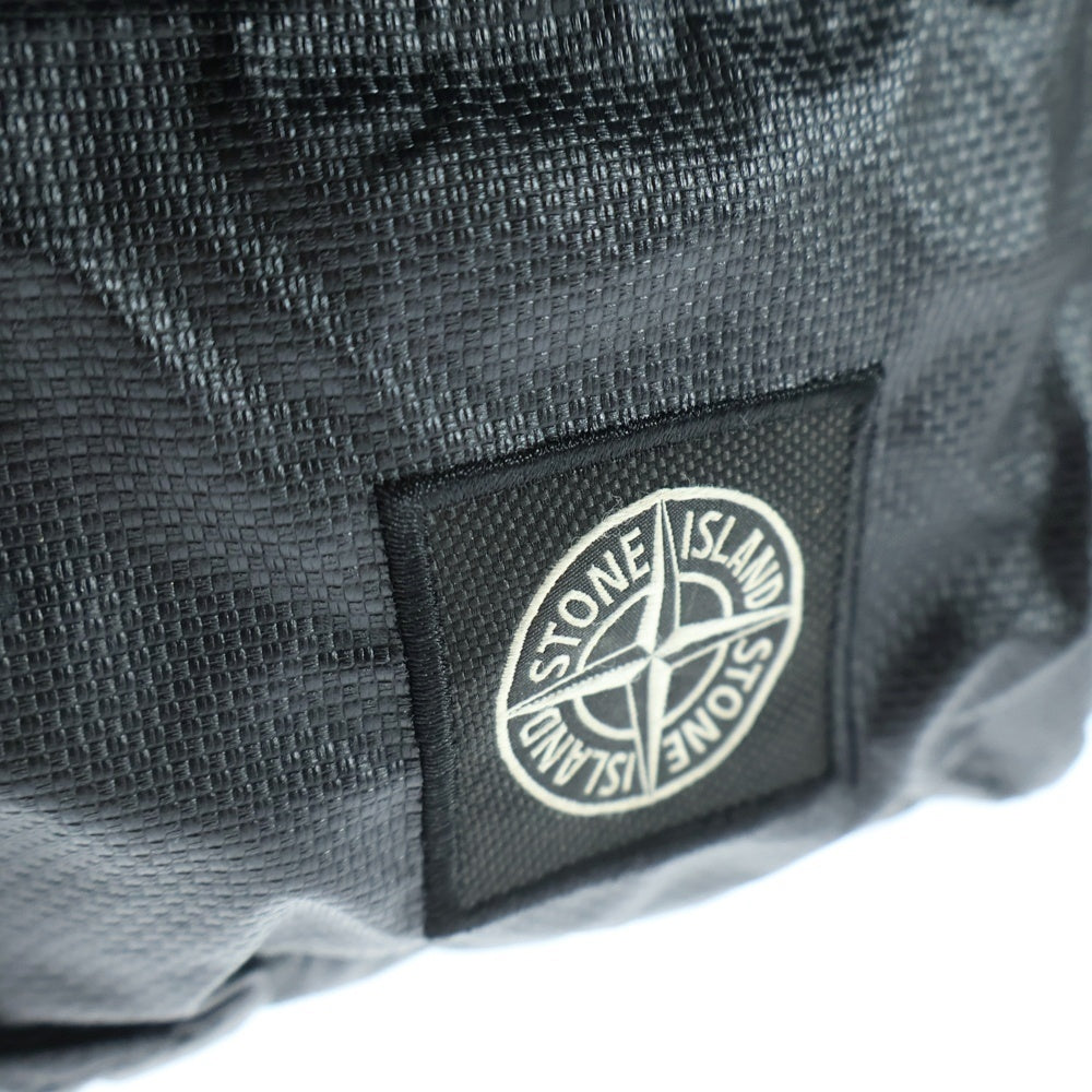 STONE ISLAND(ストーンアイランド) ロゴパッチ ナイロンショルダーバッグ ブラック 751590270