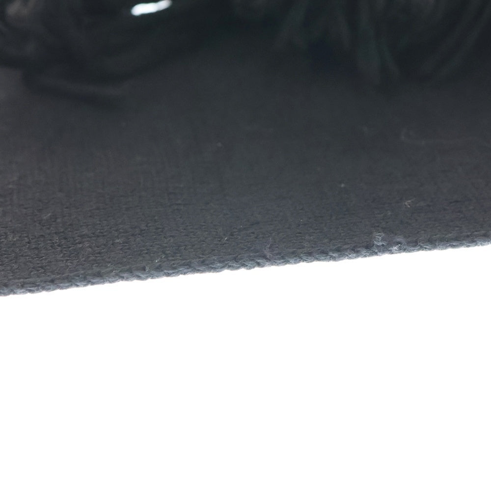 Dior HOMME(ディオールオム) フリンジマフラー ブラック