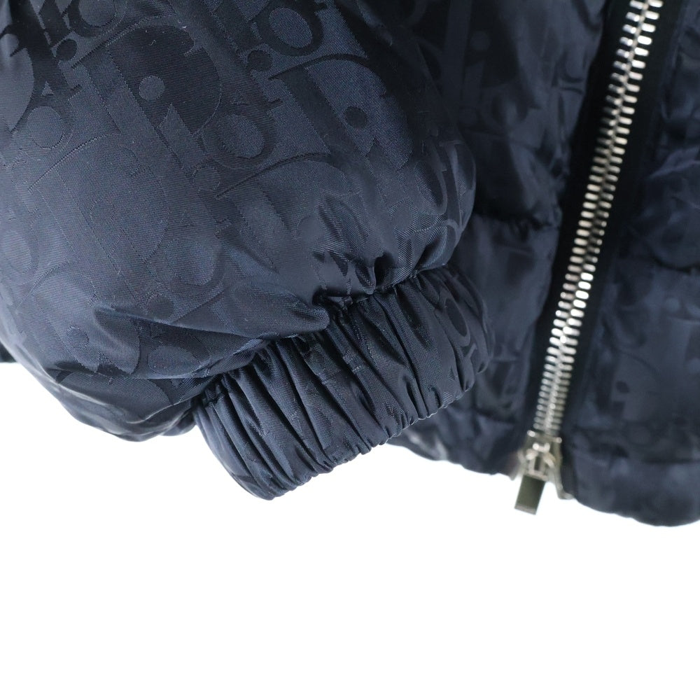DIOR(ディオール) オブリーク 総柄ナイロンダウンジャケット ブラック 943C449A4462