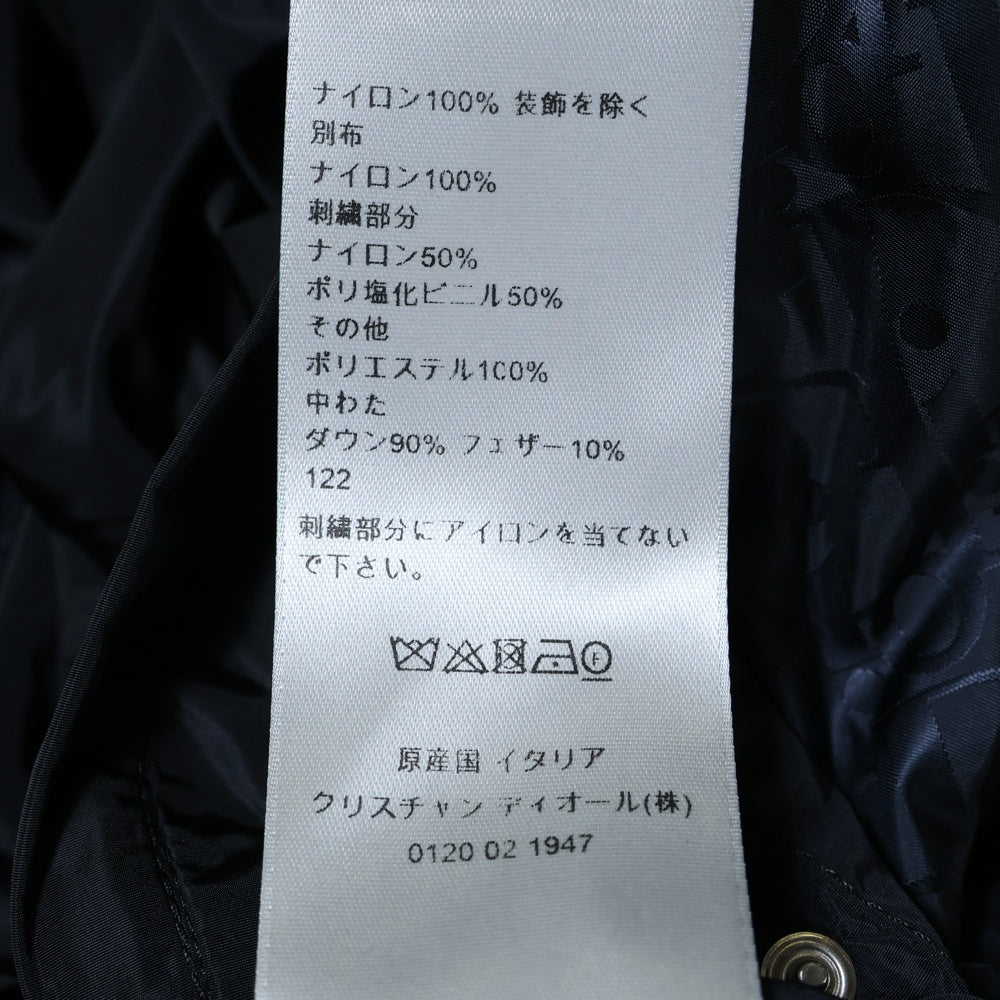 DIOR(ディオール) オブリーク 総柄ナイロンダウンジャケット ブラック 943C449A4462