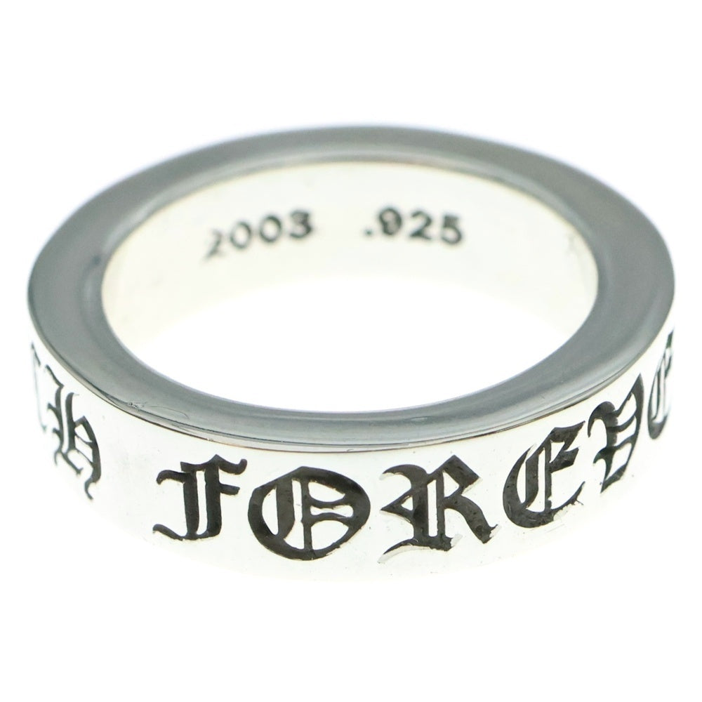 CHROME HEARTS(クロムハーツ) 6mm SPACER FOREVER 6mmスペーサーリング フォーエバーシルバー BCA337