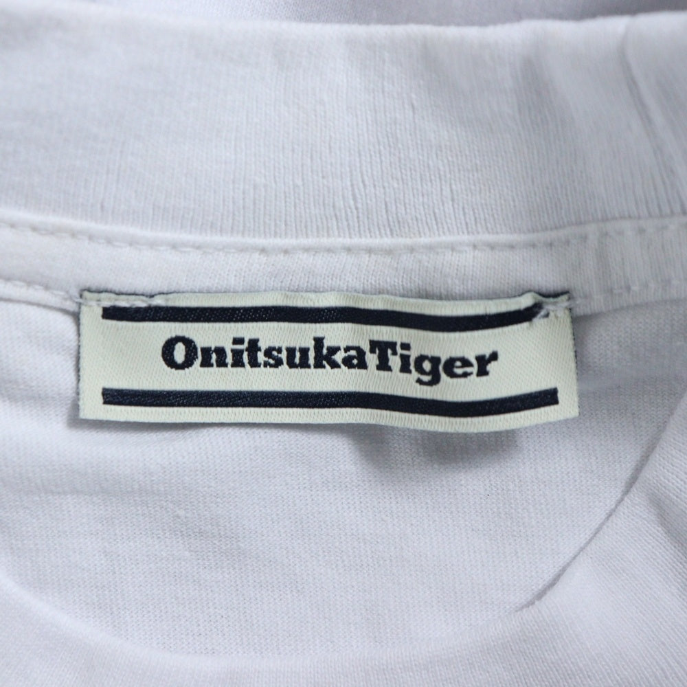 Onitsuka Tiger(オニツカタイガー) 春麗 チュンリー ストリートファイター プリント クルーネック 半袖カットソー ホワイト