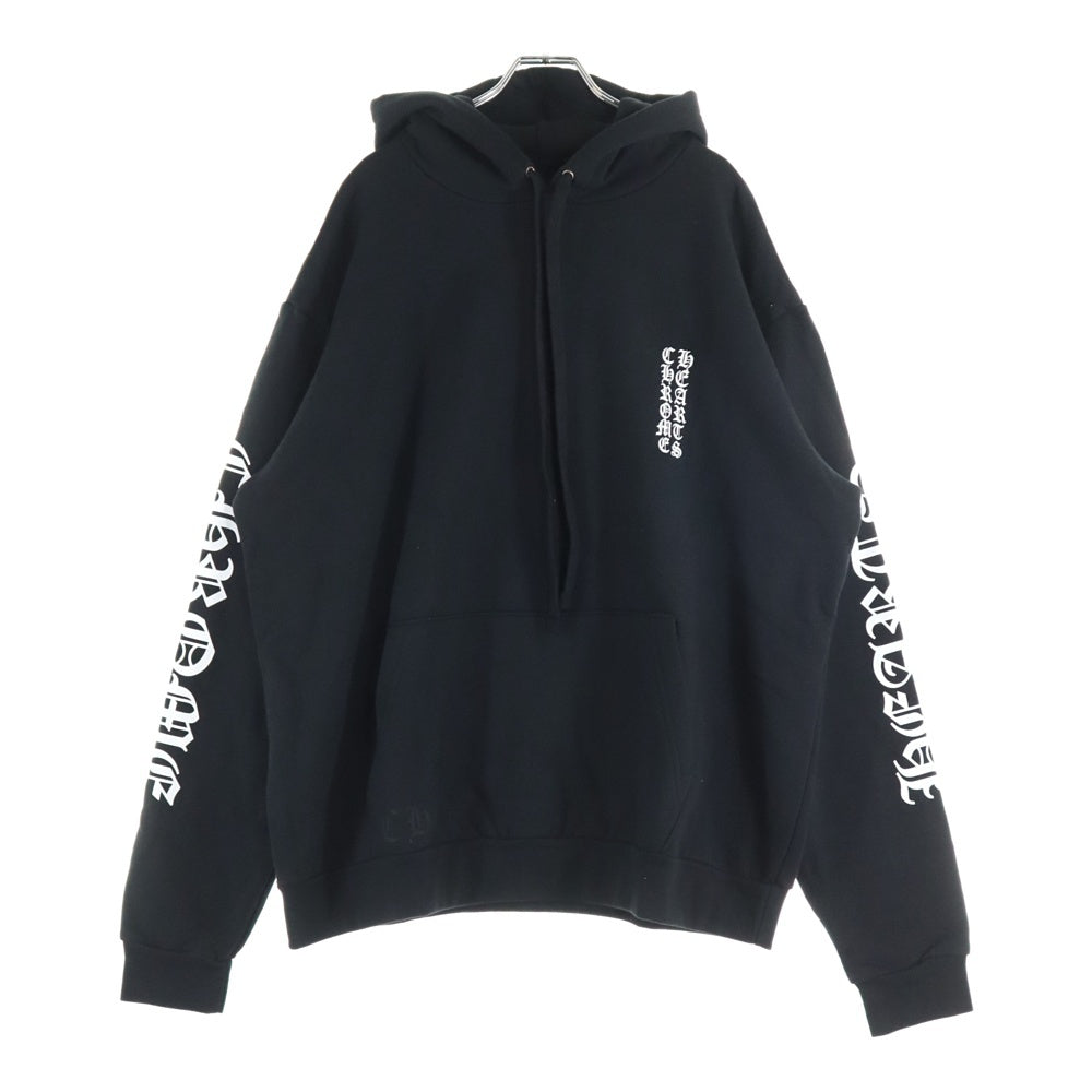 CHROME HEARTS(クロムハーツ) Arm Rogo Pullover Hoodie アームロゴ スクリプトロゴ プルオーバーパーカー ブラック