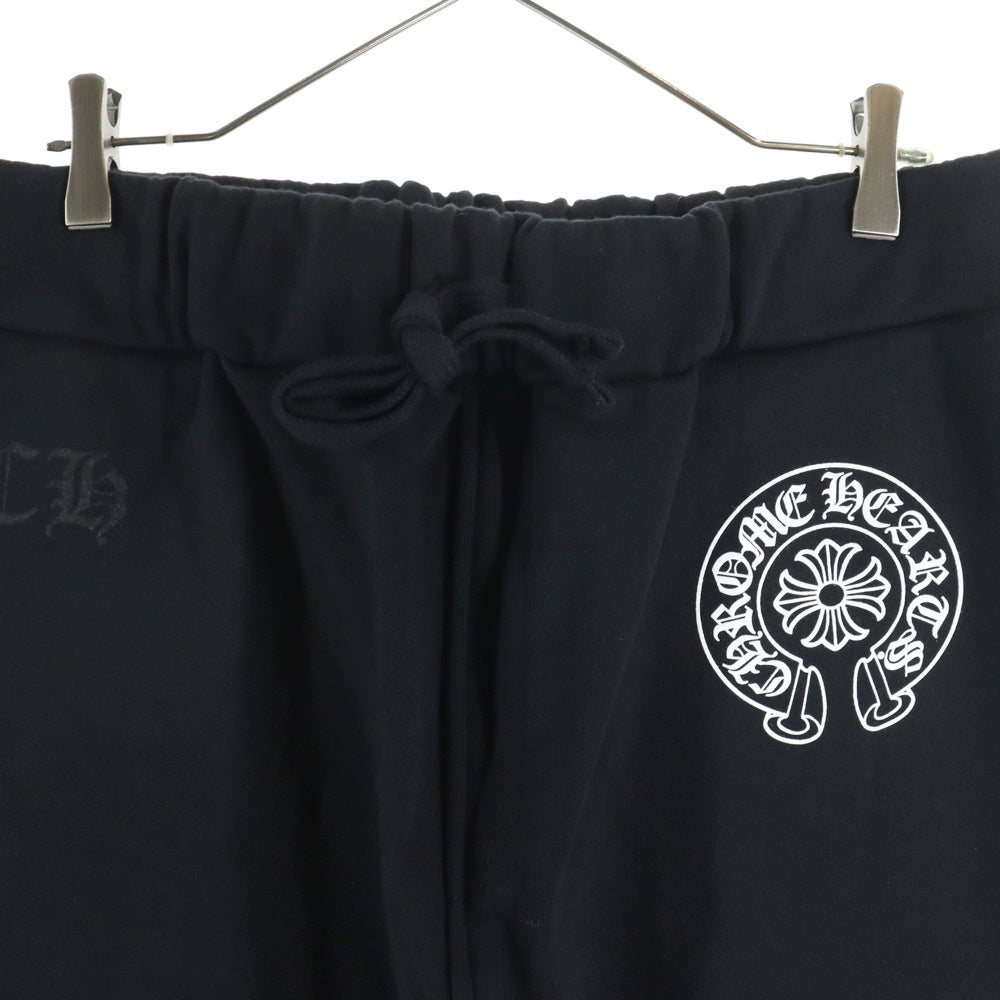 CHROME HEARTS(クロムハーツ) HORSESHOE SWEAT PANTS ホースシュープリント スウェットパンツ ブラック