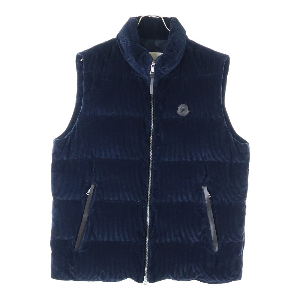 MONCLER(モンクレール) ACRAB GILET ジップアップ コーディロイダウンベスト ブラック