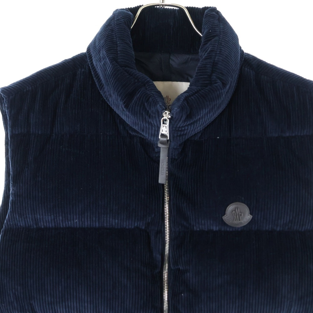 MONCLER(モンクレール) ACRAB GILET ジップアップ コーディロイダウンベスト ブラック