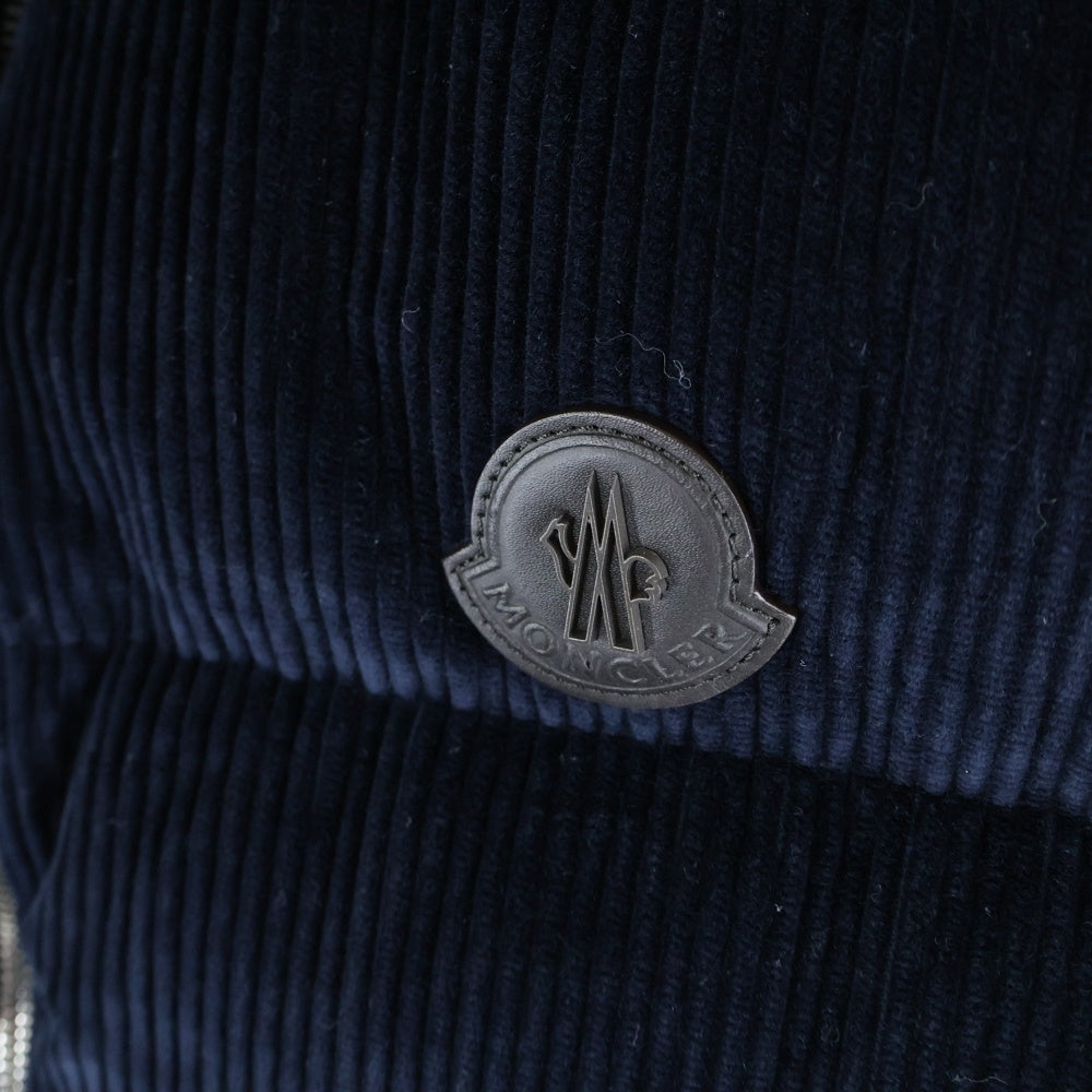 MONCLER(モンクレール) ACRAB GILET ジップアップ コーディロイダウンベスト ブラック