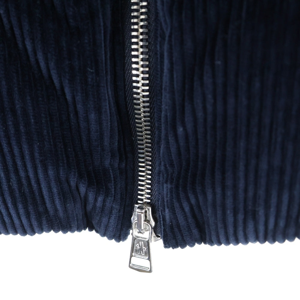 MONCLER(モンクレール) ACRAB GILET ジップアップ コーディロイダウンベスト ブラック
