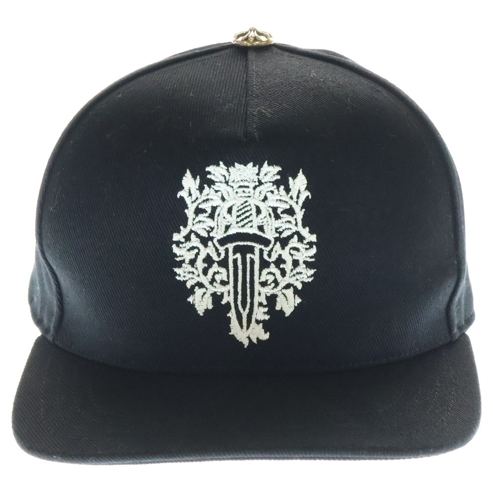 CHROME HEARTS(クロムハーツ) BASEBALL TRUCKER ベースボール トラッカーキャップ ダガー刺繍 帽子 ブラック