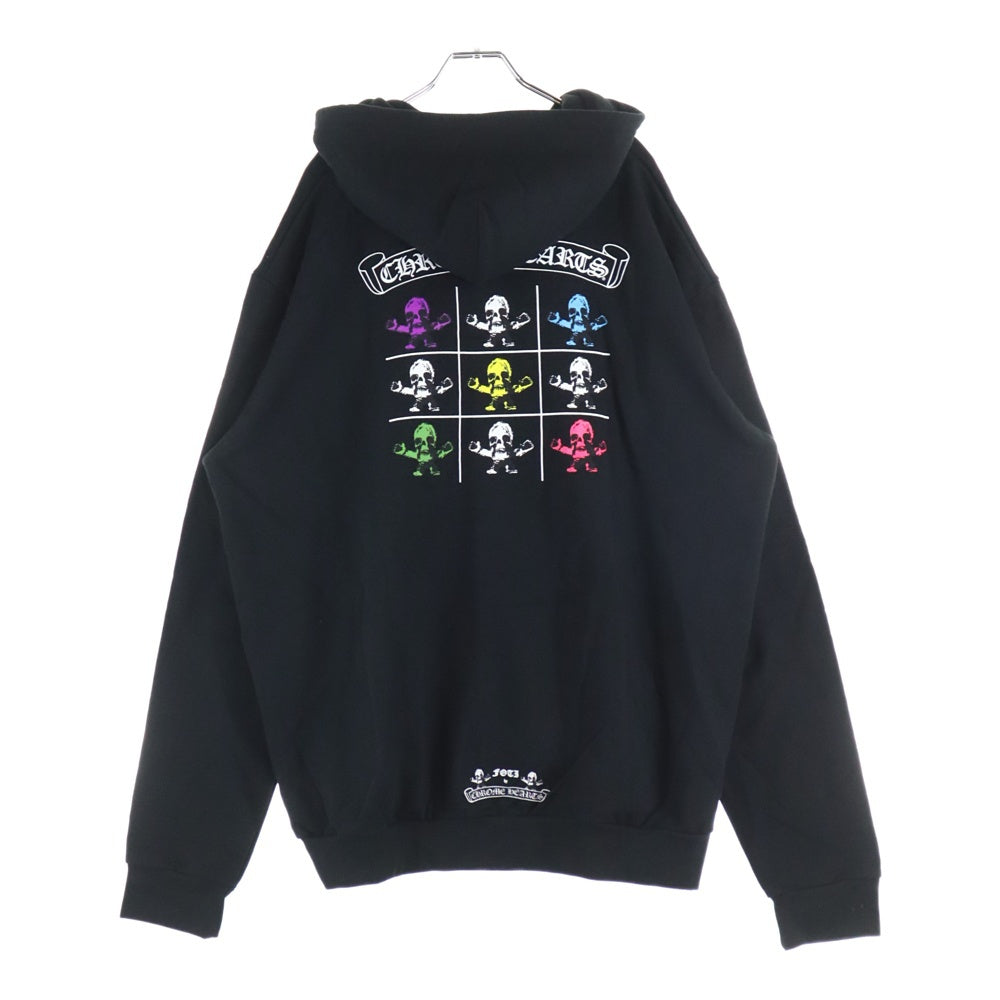 CHROME HEARTS(クロムハーツ) FOTI HOODIE ZIP ジップフォティ バックフォティプリント ジップアップパーカー ブラック