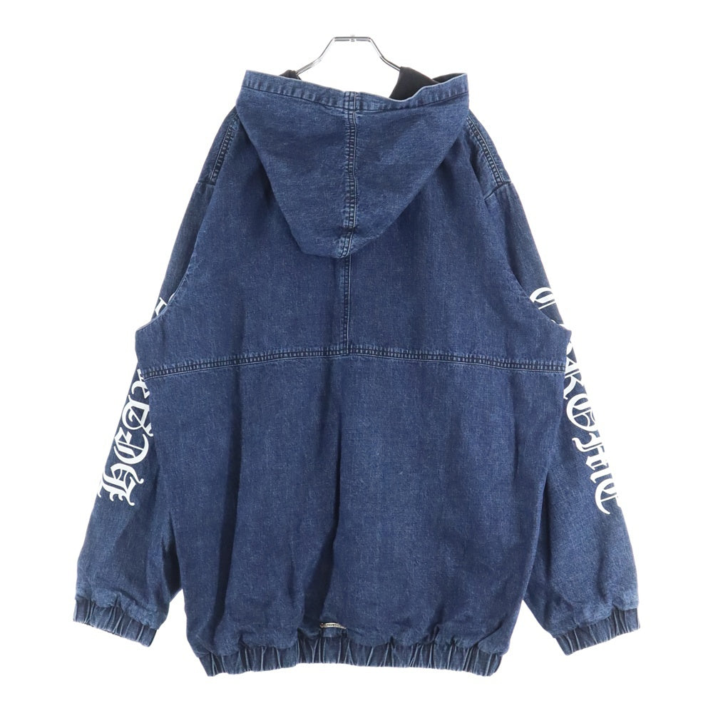 CHROME HEARTS(クロムハーツ) RUCKUS ハーフジップデニムアノラックパーカー インディゴ