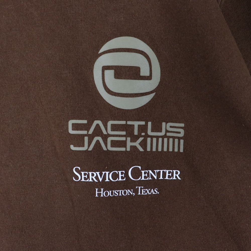 Cactus Jack(カクタスジャック) 21SS Nike x Travis Scott ナイキ × トラヴィススコット ロゴプリントクルーネック半袖カットソーTシャツ