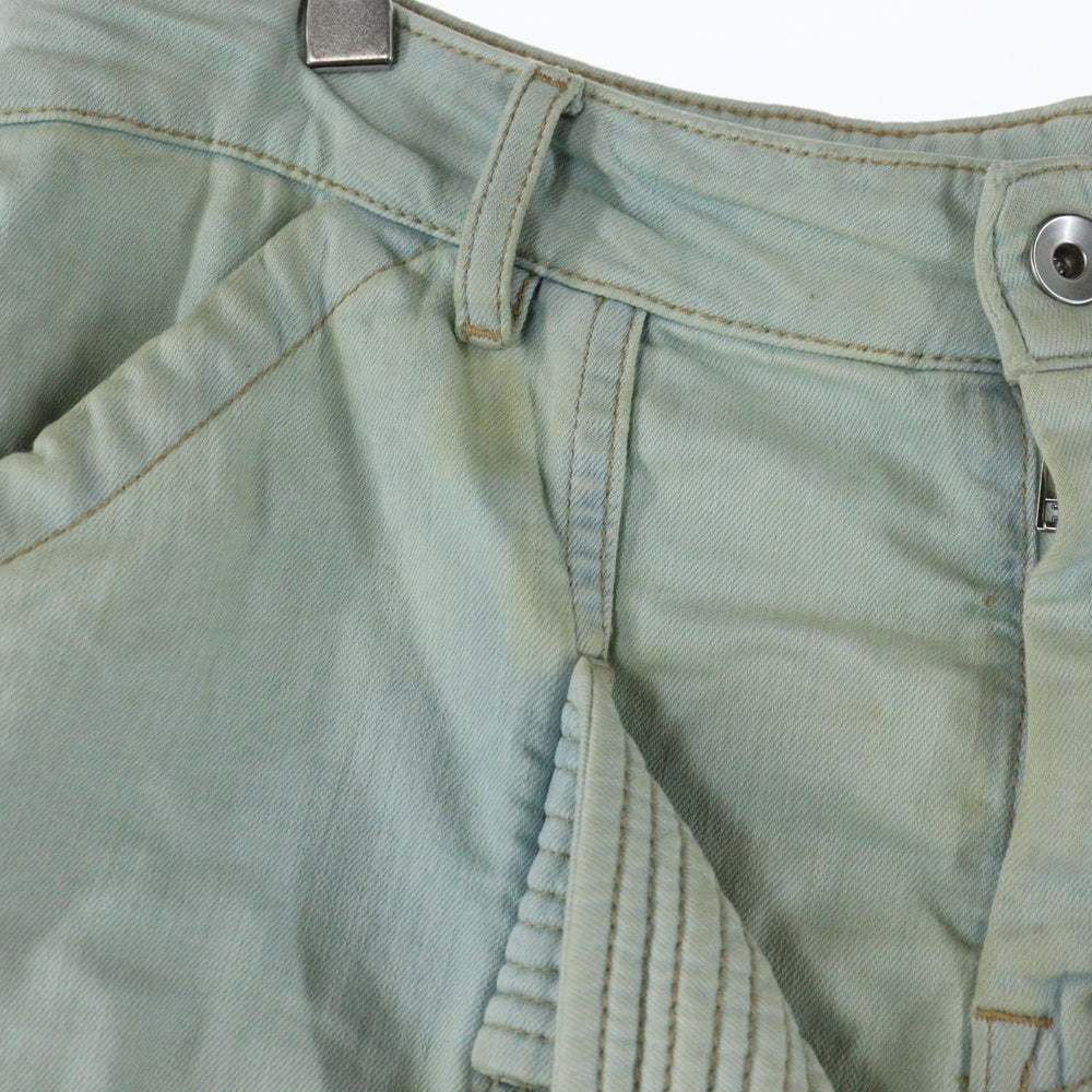 DRKSHDW(ダークシャドウ) SAQLS CREATCH PANTS ダメージ加工デストロイ クリーチパンツ DS02B4312-SAQLS モスグリーン