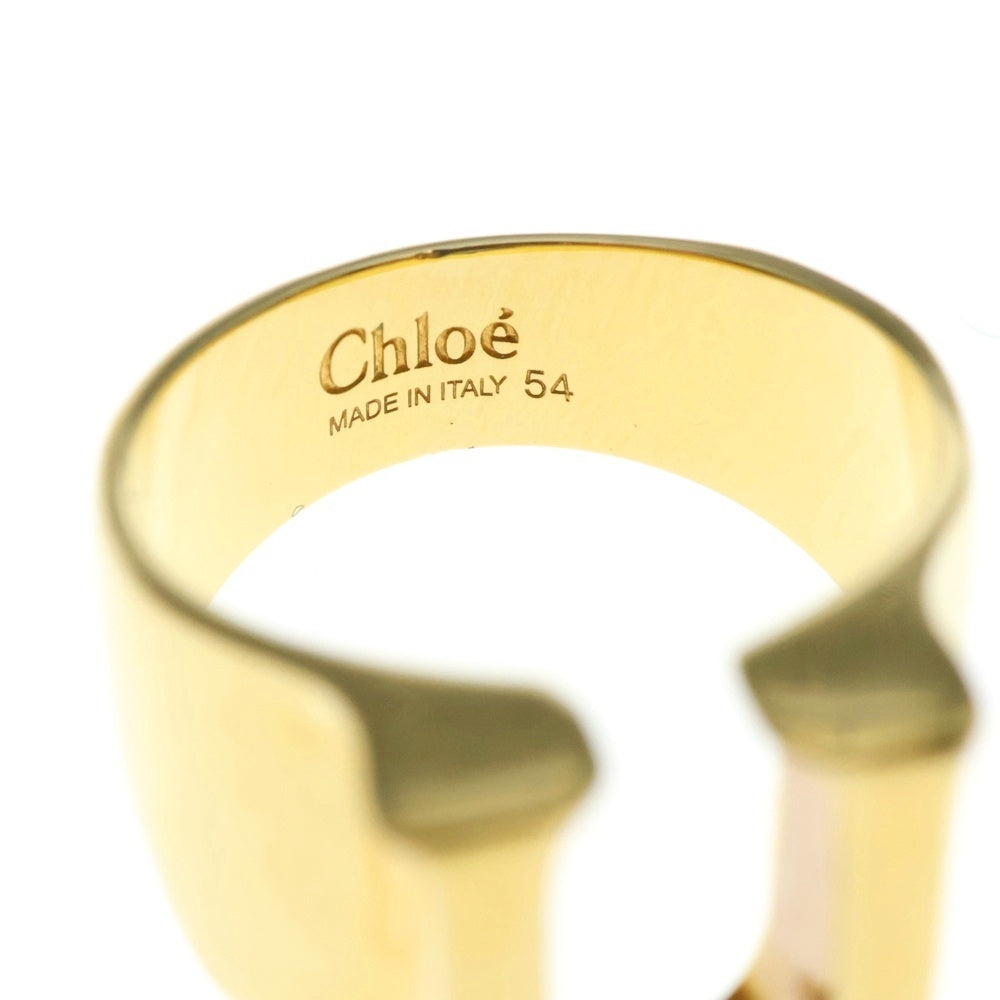 Chloe(クロエ) アルファベットUリング ゴールド