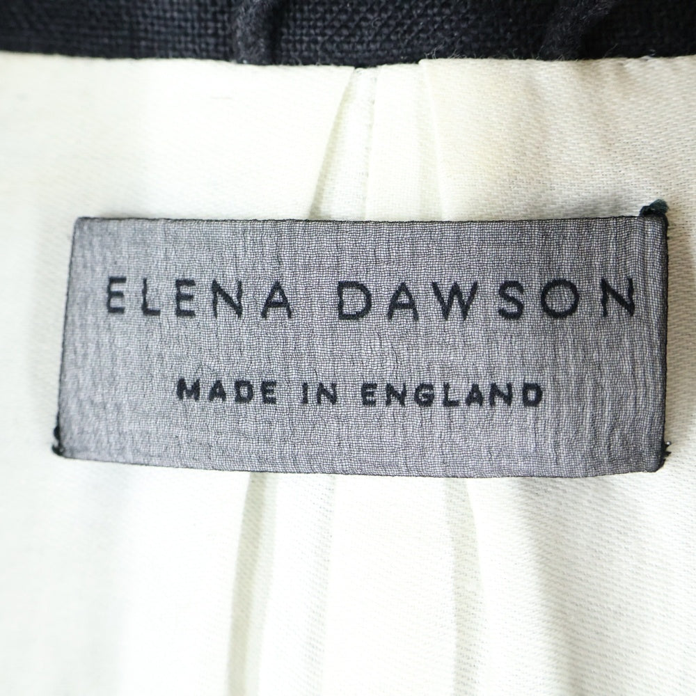 Elena Dawson(エレナドーソン) ウールテーラードジャケット ブラック