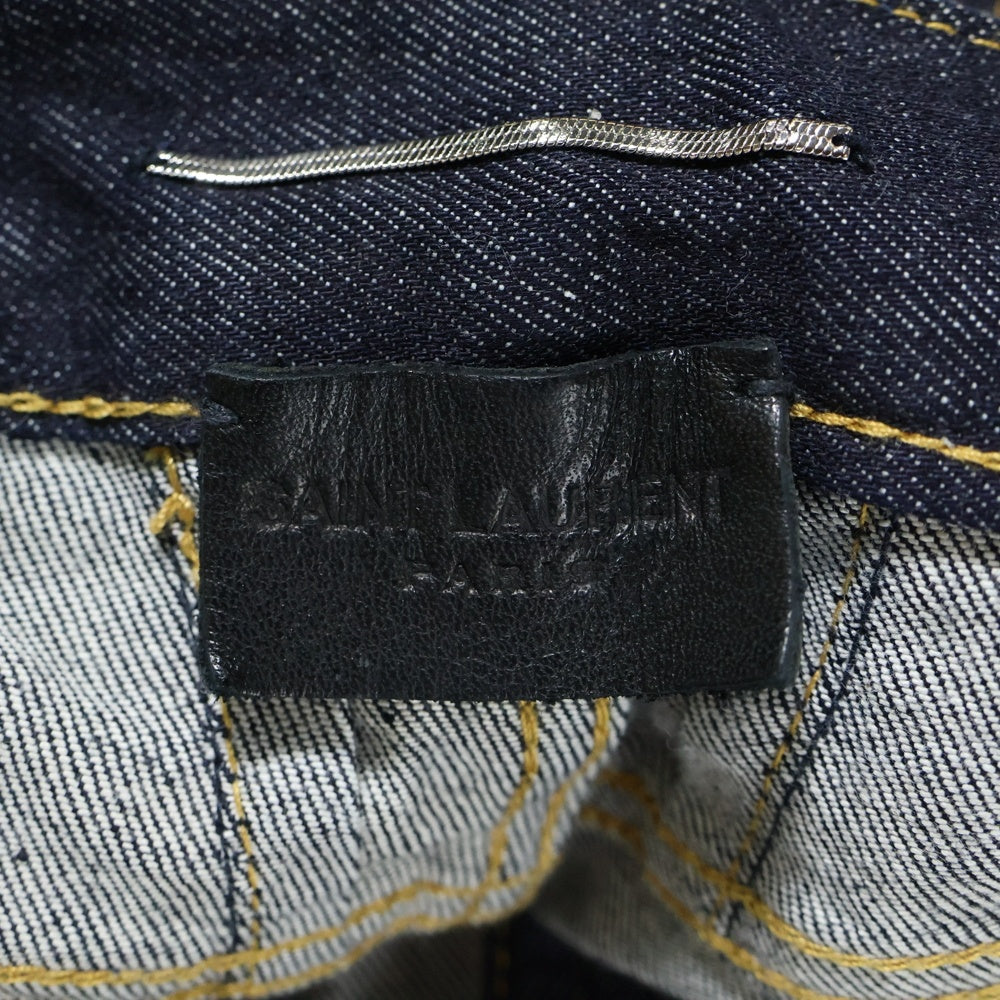 SAINT LAURENT PARIS(サンローランパリ) エディ期 ストレートデニムパンツ インディゴ 315397 YU059