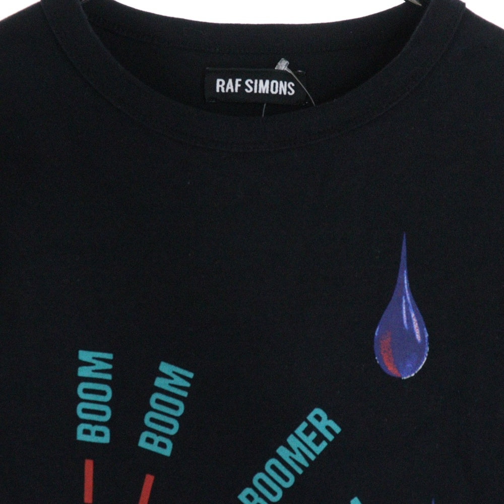 RAF SIMONS(ラフシモンズ) 14SS プリント半袖クルーネックTシャツカットソー 141-102B ブラック