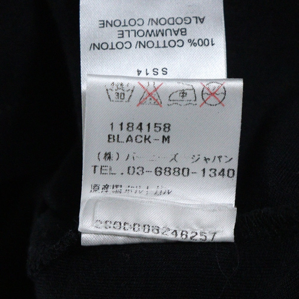 RAF SIMONS(ラフシモンズ) 14SS プリント半袖クルーネックTシャツカットソー 141-102B ブラック