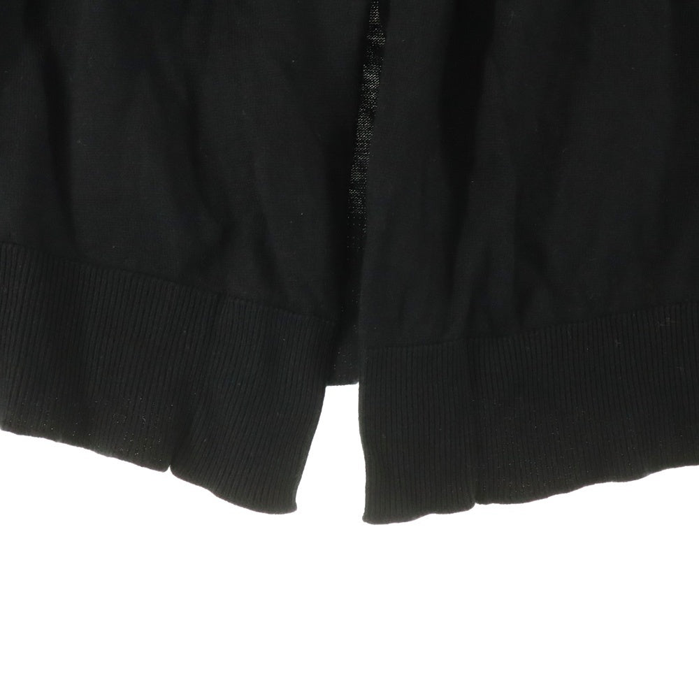 ANN DEMEULEMEESTER(アンドゥムルメステール) ノースリーブ ニットカーディガン ブラック