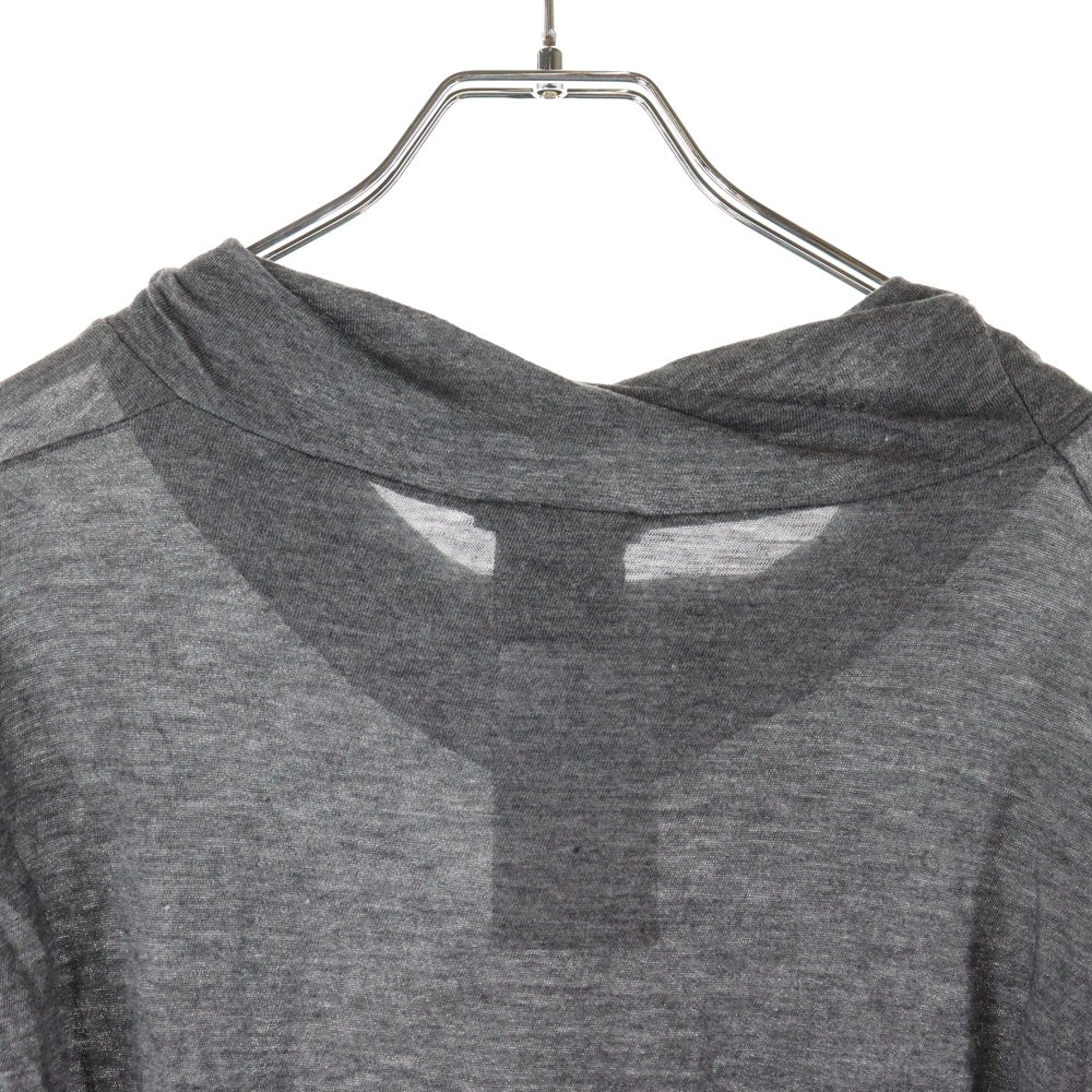 ANN DEMEULEMEESTER(アンドゥムルメステール) モックネック ニット長袖カットソー グレー