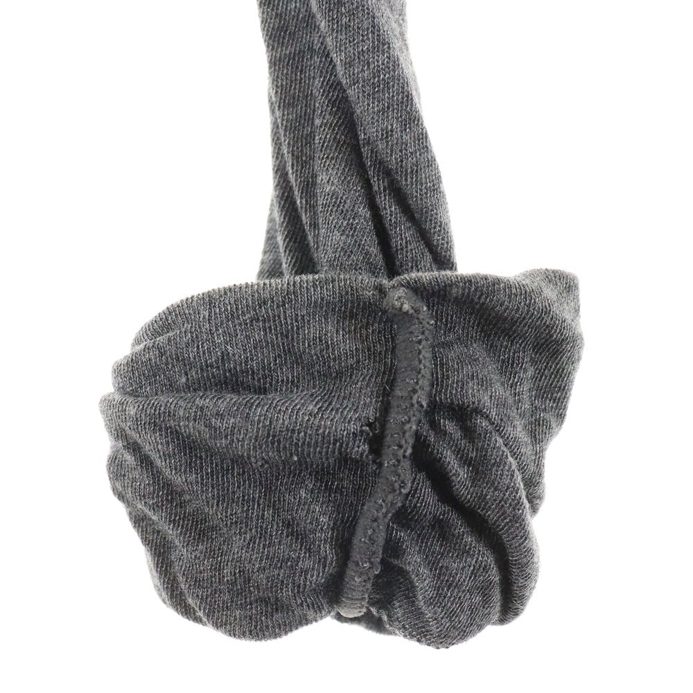 ANN DEMEULEMEESTER(アンドゥムルメステール) モックネック ニット長袖カットソー グレー