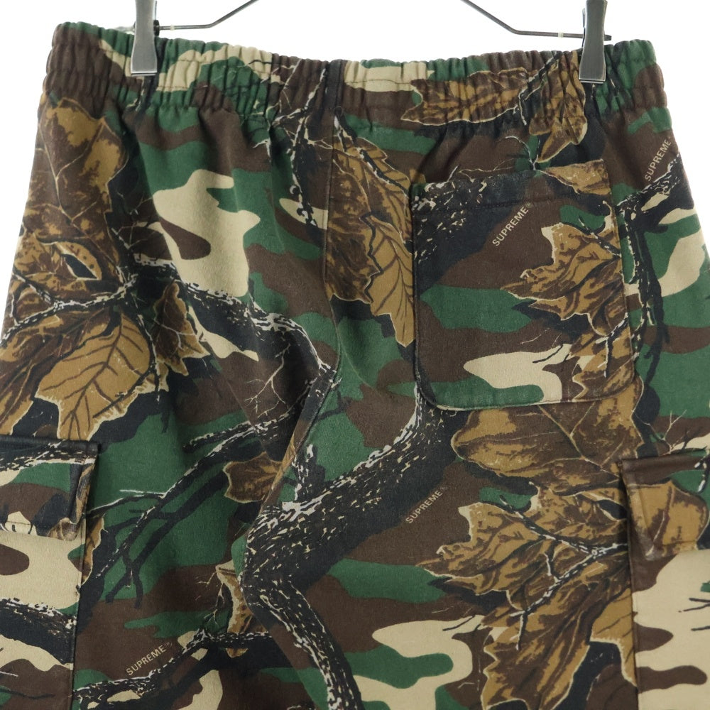 SUPREME(シュプリーム) 22AW Small Box Cargo Sweatpant スモールボックスロゴ ウッドランドカモ カーゴ スウェットパンツ カーキ