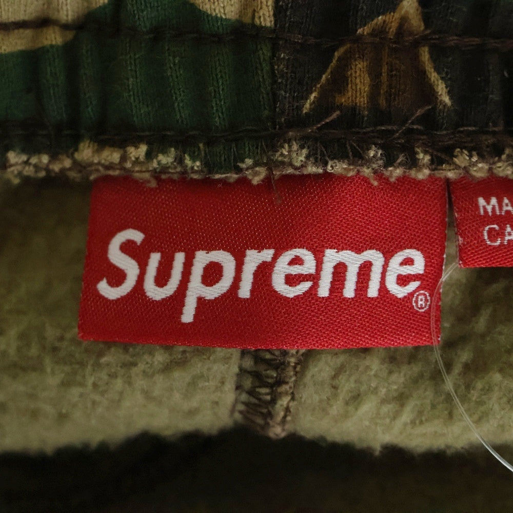 SUPREME(シュプリーム) 22AW Small Box Cargo Sweatpant スモールボックスロゴ ウッドランドカモ カーゴ スウェットパンツ カーキ