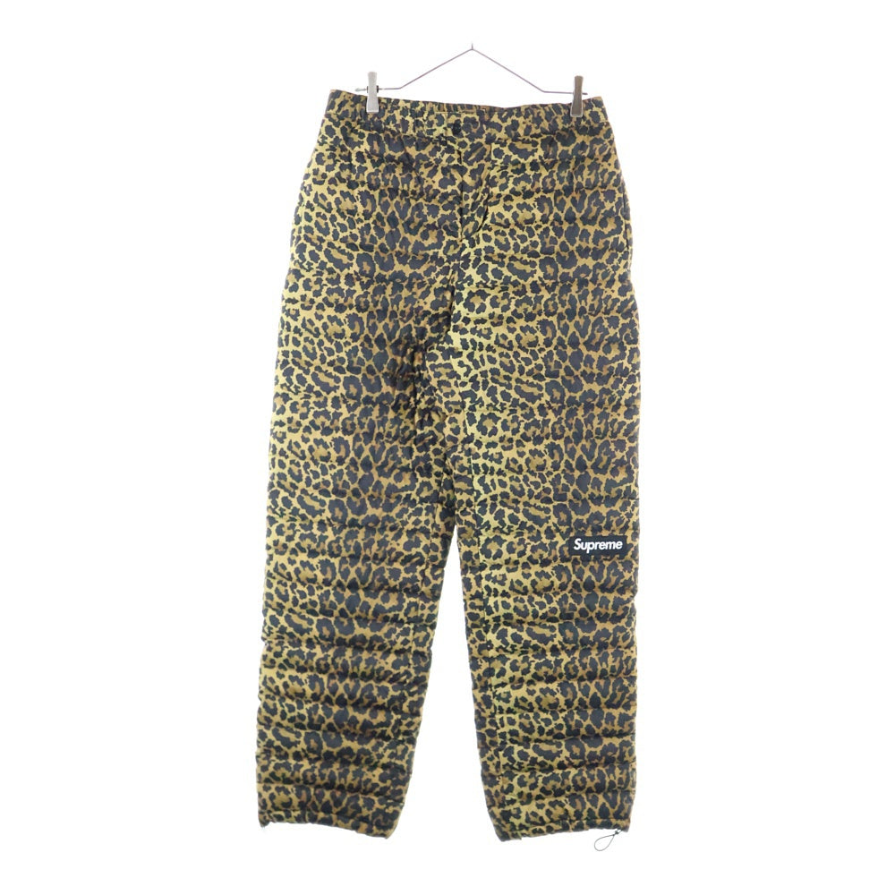 SUPREME(シュプリーム) 21AW Micro Down Pant PERTEX マイクロダウンパンツ レオパード