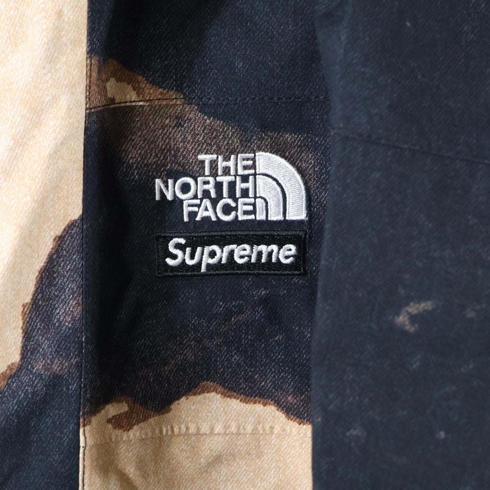 SUPREME(シュプリーム) 21AW ×THE NORTH FACE Bleached Denim Print Mountain Pant ブリーチ総柄プリントマウンテンパンツ ブラウン NP52101I