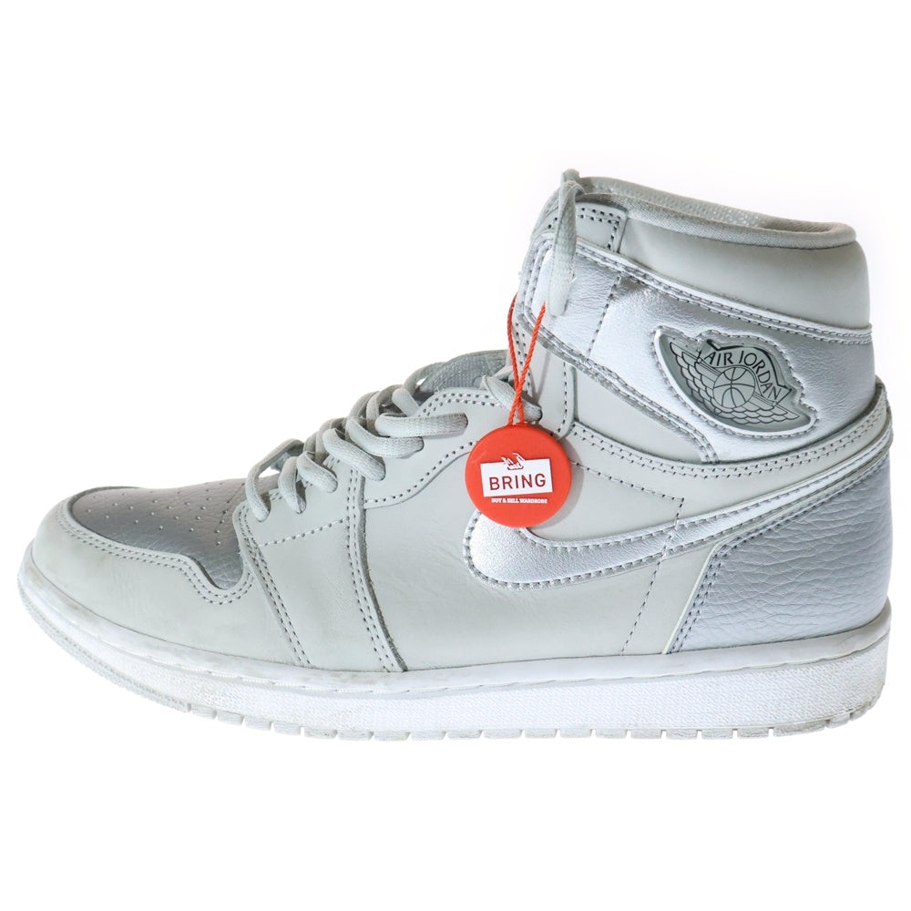 NIKE(ナイキ) AIR JORDAN 1 HIGH OG CO.JP DC1788-029 エアジョーダン 1 ハイカットスニーカー シルバー US9.5/27.5cm