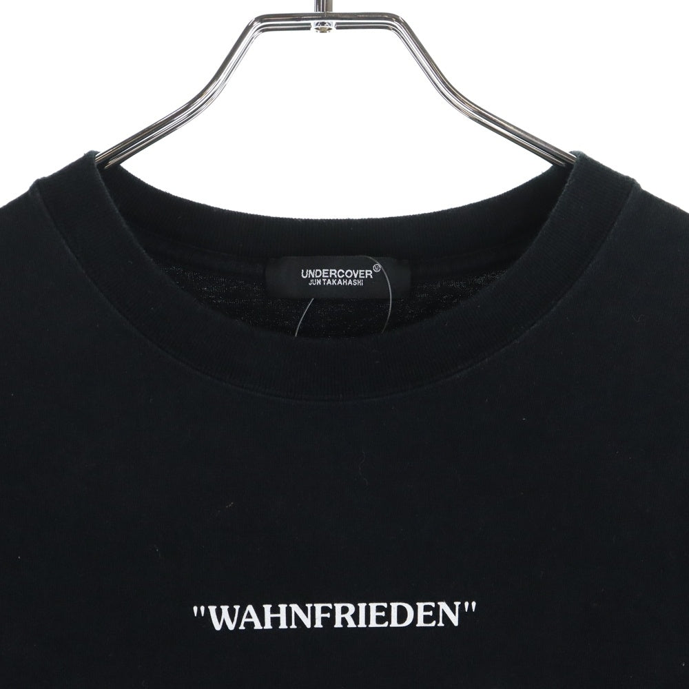 UNDERCOVER(アンダーカバー) ロゴプリント 半袖クルーネックTシャツカットソー ブラック