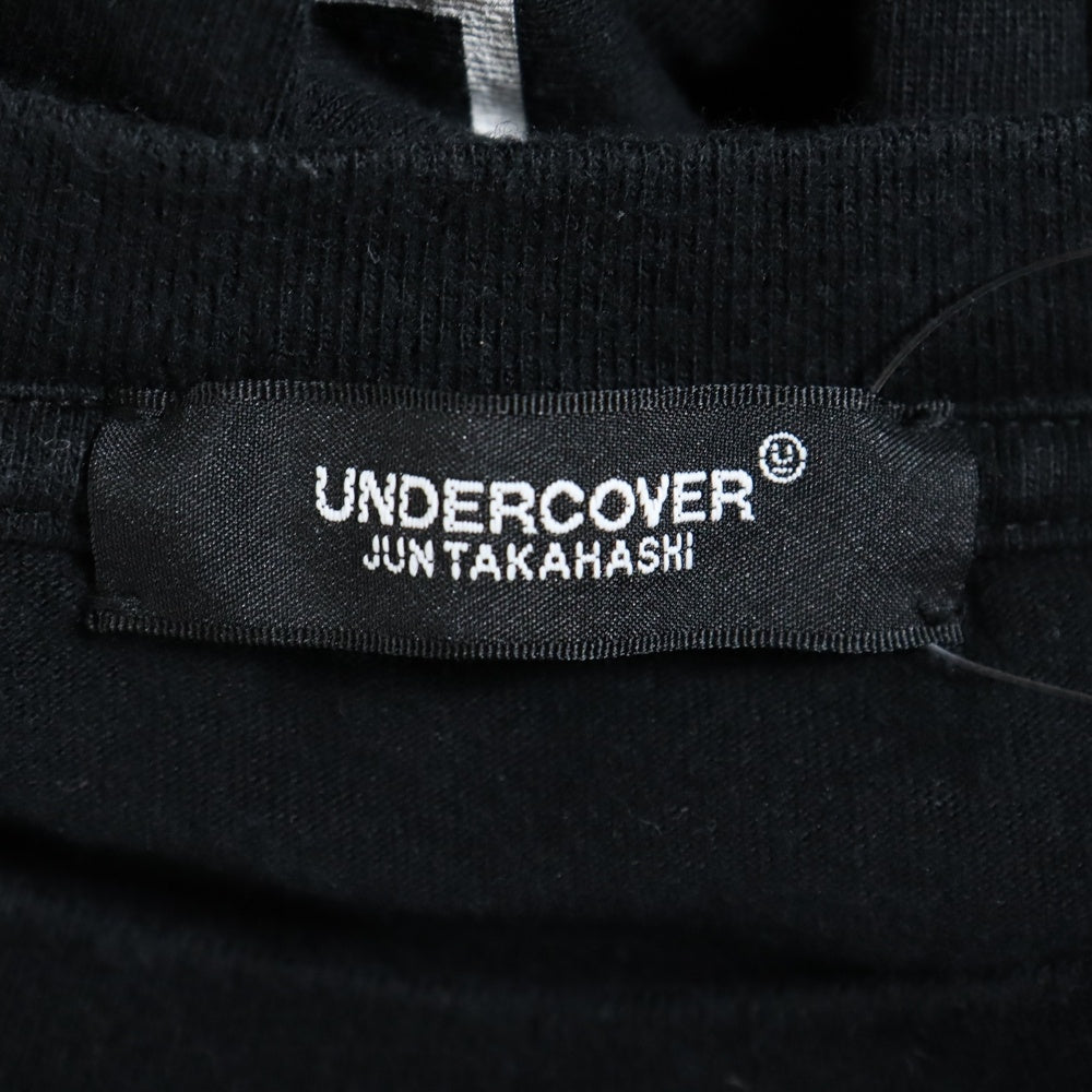 UNDERCOVER(アンダーカバー) ロゴプリント 半袖クルーネックTシャツカットソー ブラック