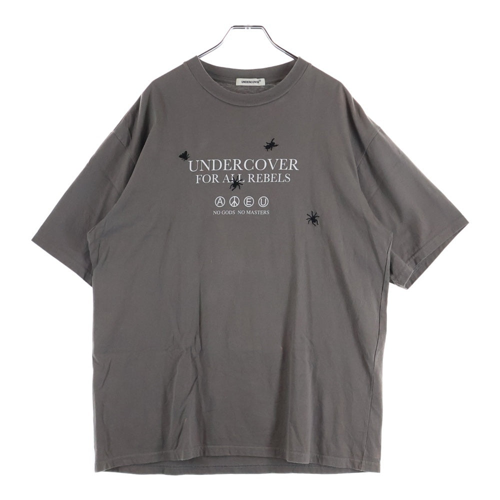 UNDERCOVER(アンダーカバー) 刺繍 プリント 半袖クルーネックTシャツ 
