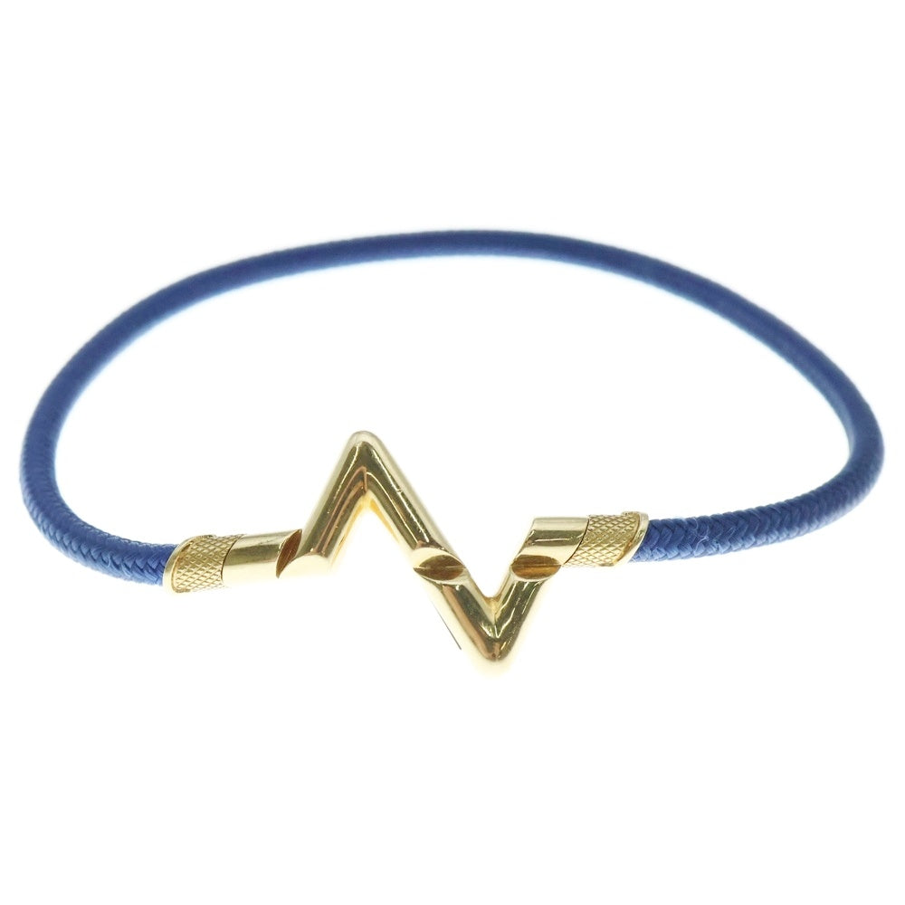 LOUIS VUITTON(ルイヴィトン) ヴォルトアップサイドダウンブレスGM 18Kプレイブレスレット ブルー/ゴールド