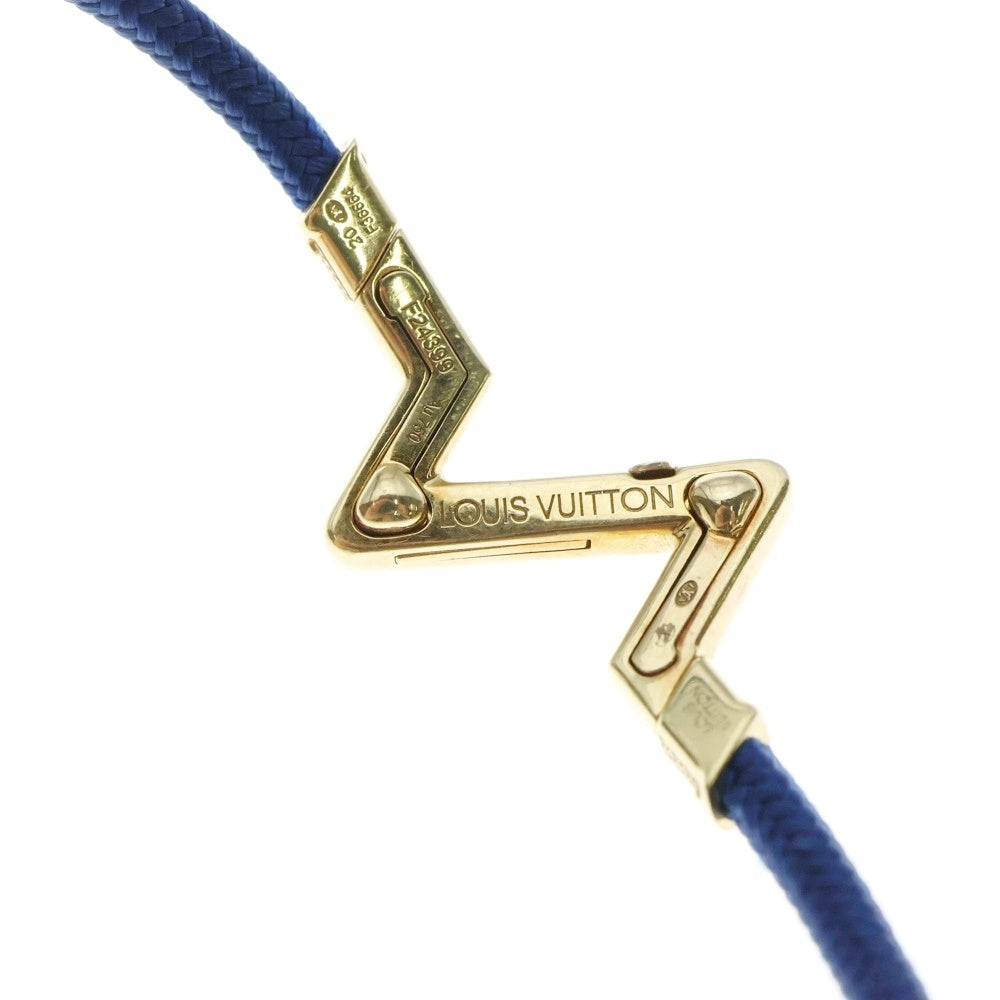 LOUIS VUITTON(ルイヴィトン) ヴォルトアップサイドダウンブレスGM 18Kプレイブレスレット ブルー/ゴールド