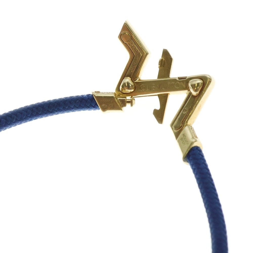 LOUIS VUITTON(ルイヴィトン) ヴォルトアップサイドダウンブレスGM 18Kプレイブレスレット ブルー/ゴールド