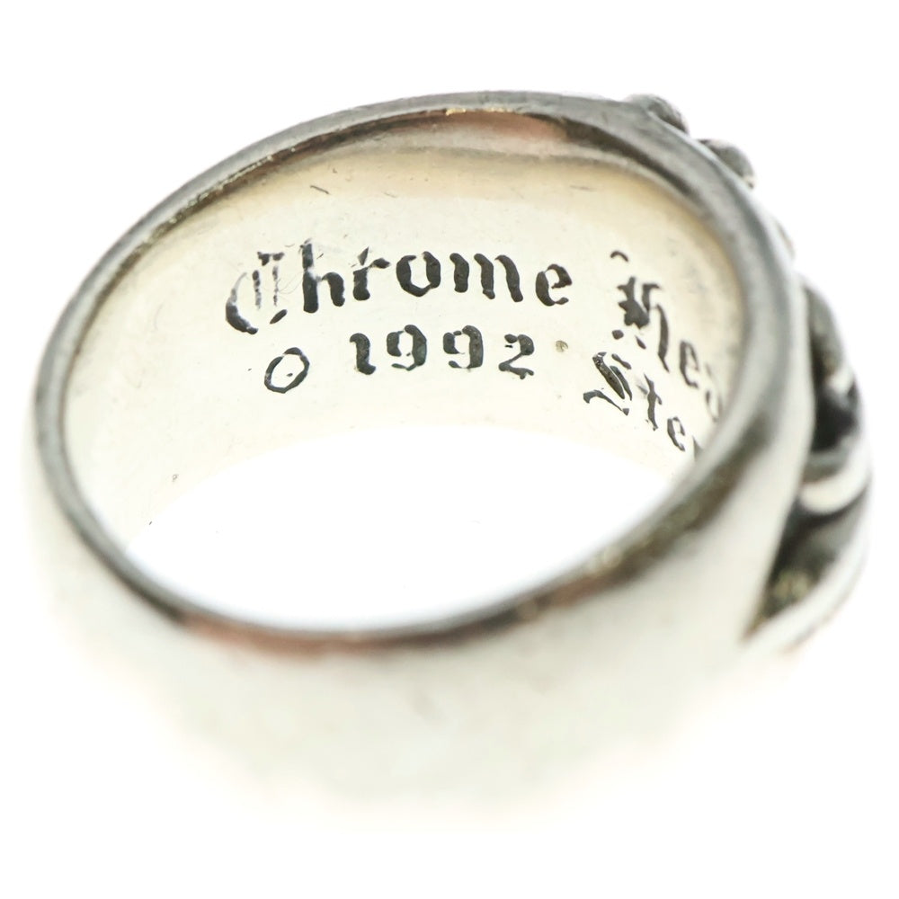 CHROME HEARTS(クロムハーツ) FLRL CRS 1DIA フローラルクロス 1ダイヤ シルバーリング