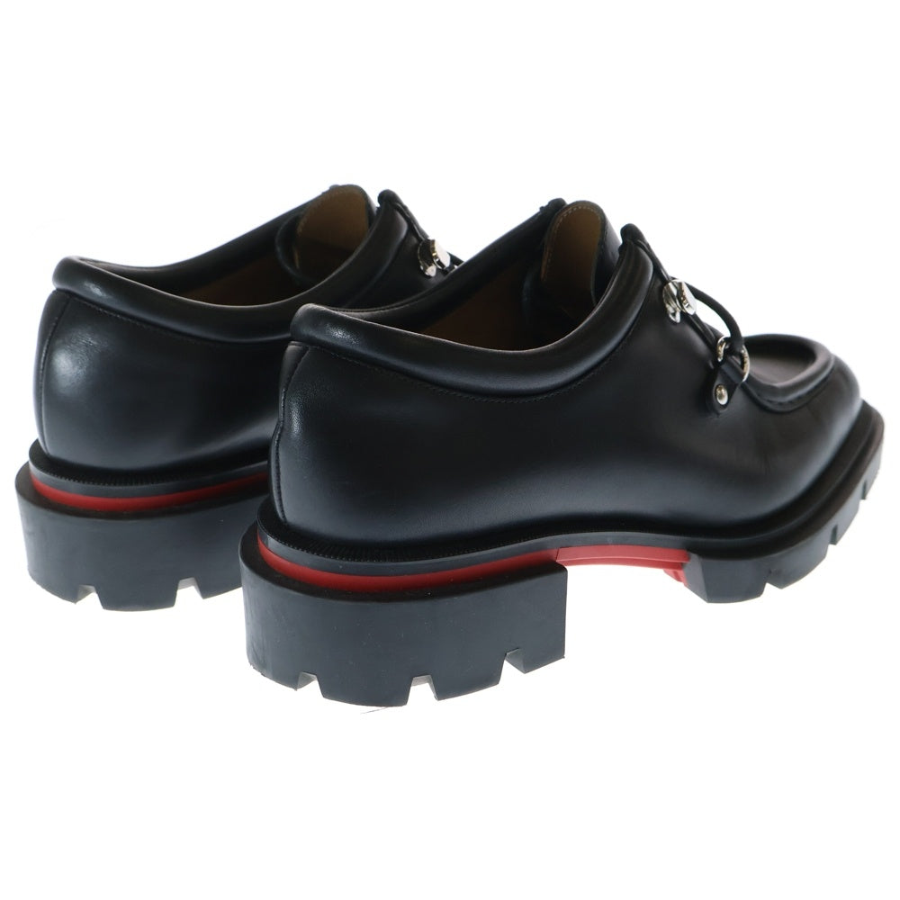 CHRISTIAN LOUBOUTIN(クリスチャンルブタン) Our Pabelito レザー ダービーローカットシューズ ブラック