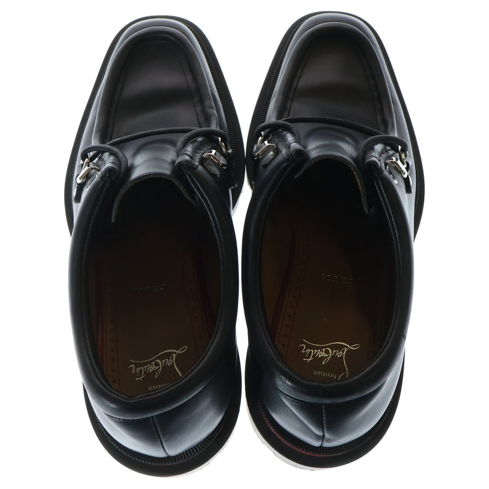 CHRISTIAN LOUBOUTIN(クリスチャンルブタン) Our Pabelito レザー ダービーローカットシューズ ブラック