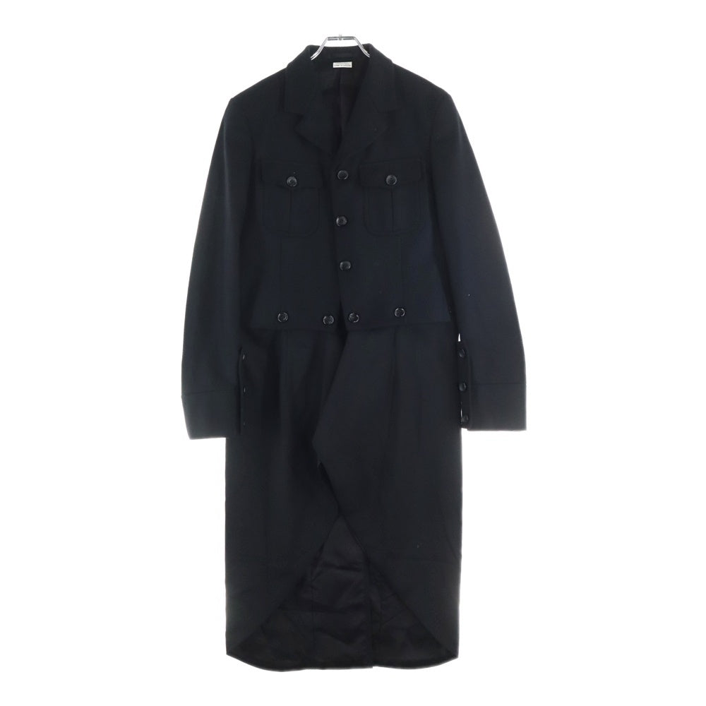 COMME des GARCONS HOMME PLUS(コムデギャルソンオムプリュス) 25AW 燕尾ウールテーラードジャケット ブラック PP-J043